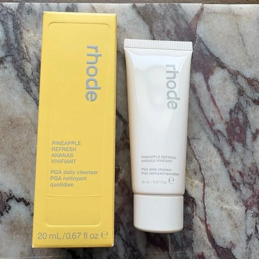 rhode Pineapple Refresh Daily Cleanser bundle of 3- 20ml | BNIB